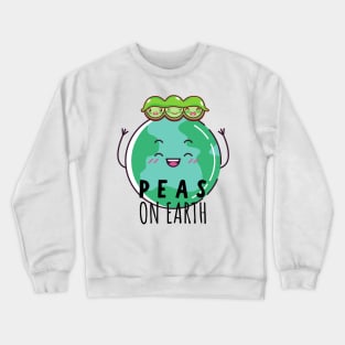 Peas on Earth Crewneck Sweatshirt